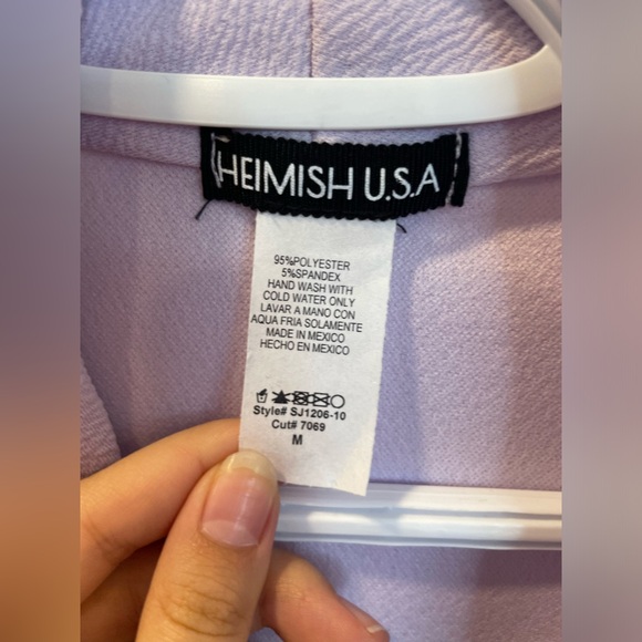 bundle of 1 coral and 1 purple stretchy non lined blazers - Picture 11 of 12